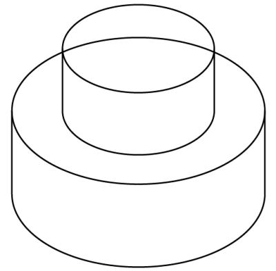 径の異なる円柱の説明図09
