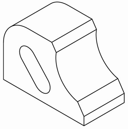 円柱の中心が空間にある形状14