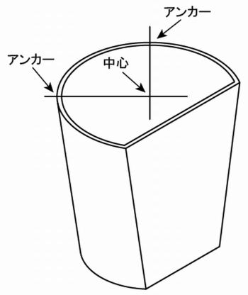 アイソメ図（立体図）でコップを描く11