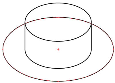 径の異なる円柱の説明図07